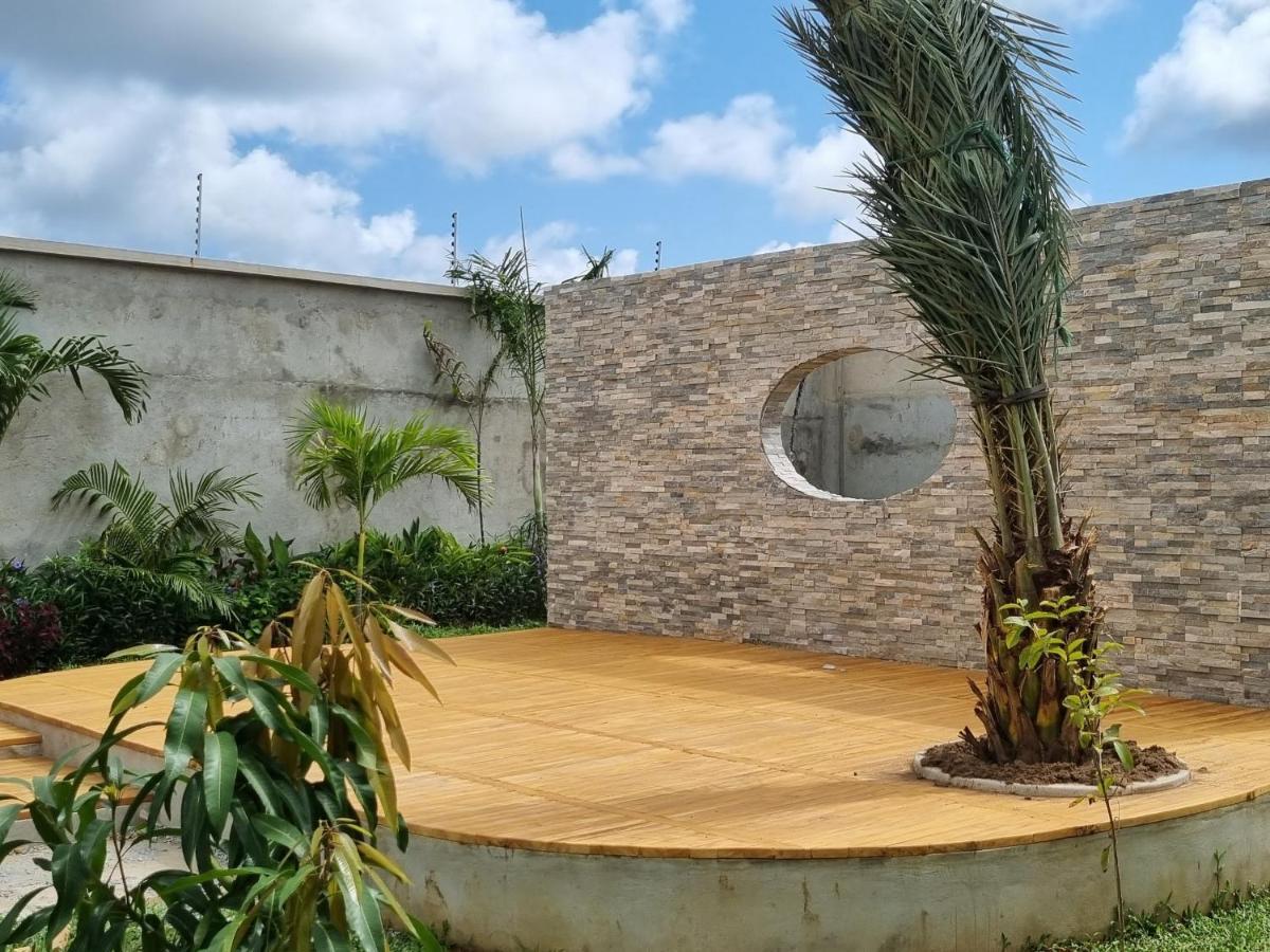 Villa Bolati, Avec Piscine, Jacuzzi, Jardin Et Vue Bonoua Bagian luar foto